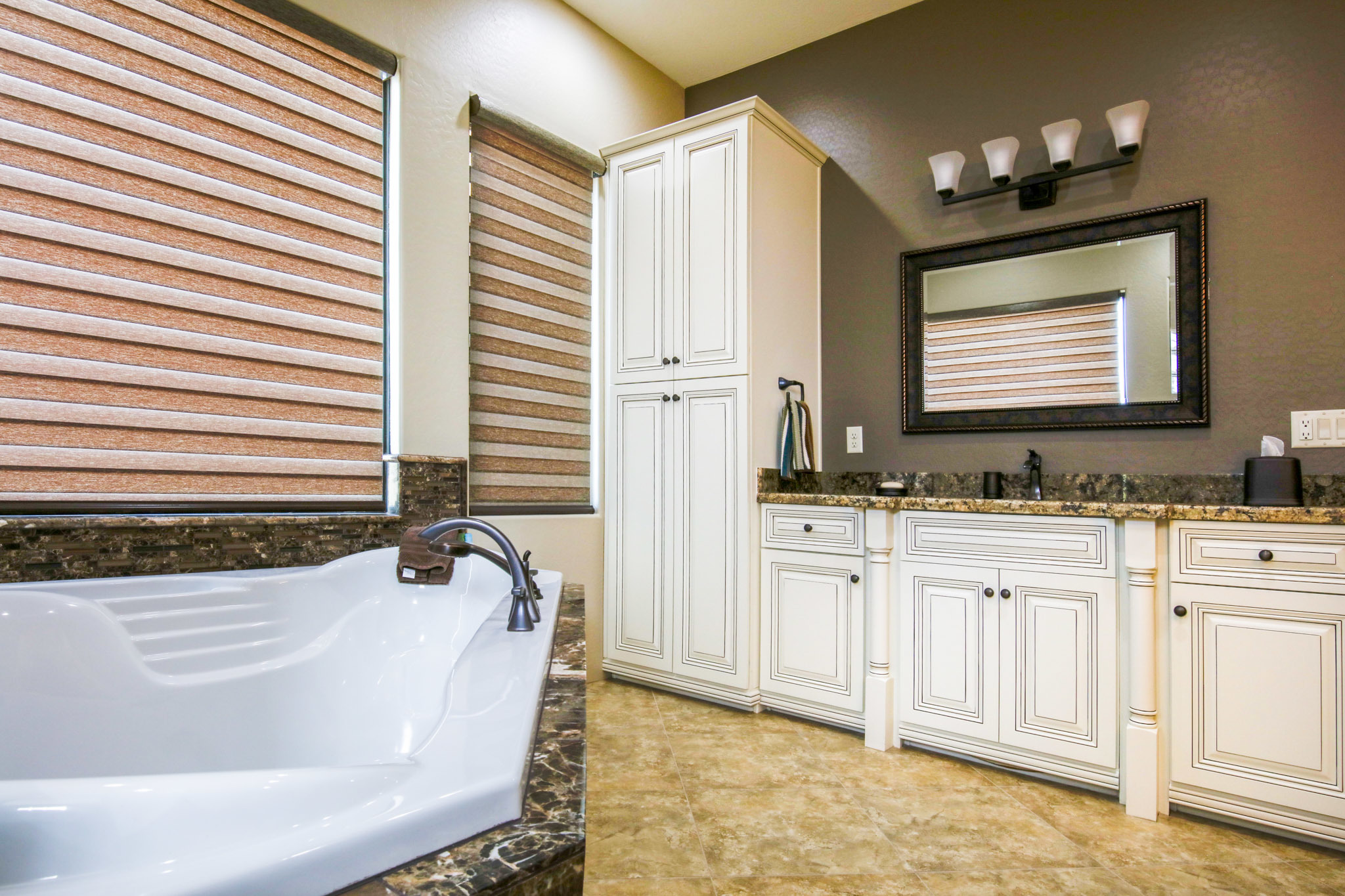 Guest bathroom renovation in Mesa area by Maverick Kitchens